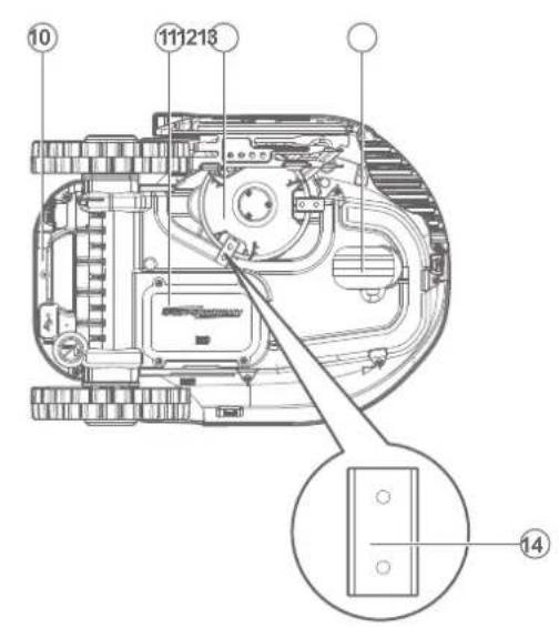 KRESS Mission Nano 600 KR101E - Componenti del robot tosaerba - 2