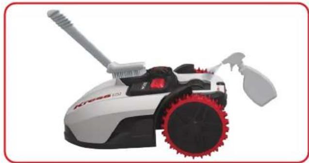 KRESS Mission Nano 600 KR101E - Rengør kontaktpladerne og opladekontakterne - 1