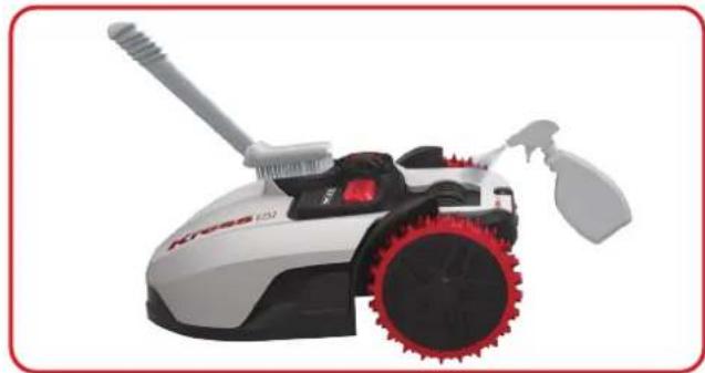 KRESS Mission Nano 600 KR101E - Maak de contactpinnen en de laad strips schoon - 1