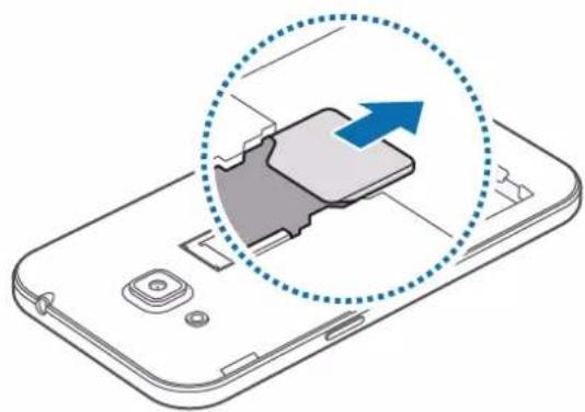 SAMSUNG Core Prime VE - Retirer la carte SIM ou USIM et la batterie - 3