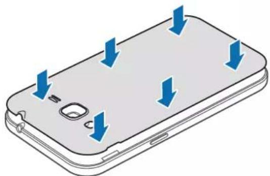 SAMSUNG Core Prime VE - Installer la carte SIM ou USIM et la batterie - 7