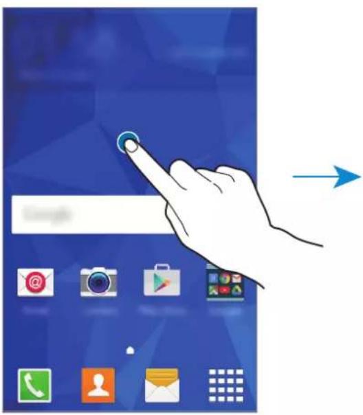 SAMSUNG Core Prime VE - Options de l'écran d'accueil - 1