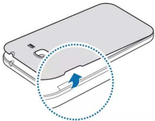 SAMSUNG Core Prime VE - Installer la carte SIM ou USIM et la batterie - 2