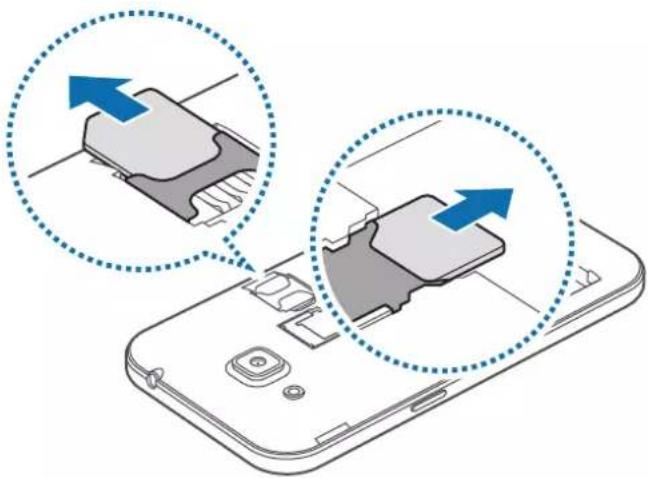 SAMSUNG Core Prime VE - Retirer la carte SIM ou USIM et la batterie - 2