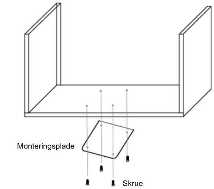 Monteringsplade Skrue
