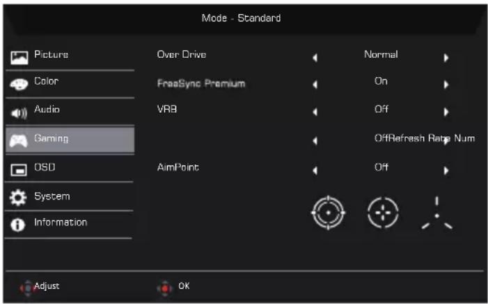 ACER QG270S3 - Jeux - 1