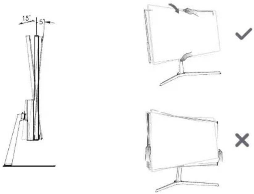 ACER KG240YE3 - Inclinaison - 1