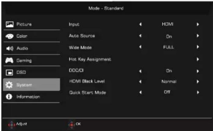 ACER KG240YE3 - Système - 1