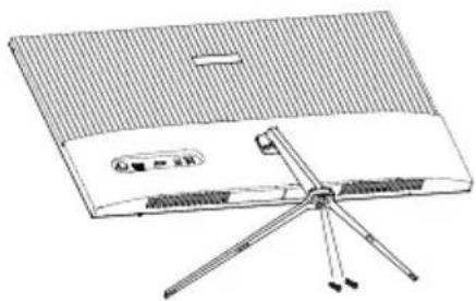 ACER KG240YE3 - Fixation du moniteur sur son socle - 4