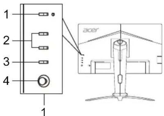 ACER XV253QX - Connecting Your Monitor to a Computer - 2