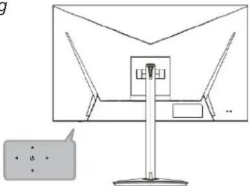 ACER XZ242QP - Externe bediening - 1
