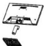 ACER V226HQLH - 王二夕を台に取り付ける - 1