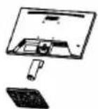 ACER V226HQLH - Memasang monitor - 1