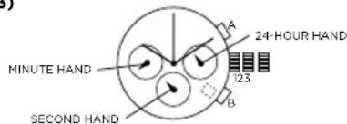 Armani Exchange AX5657 - Adjusting the Chronograph Hands to Zero Position - 1