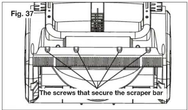Snow Joe SJ618E - Replacing the Scraper Bar - 2