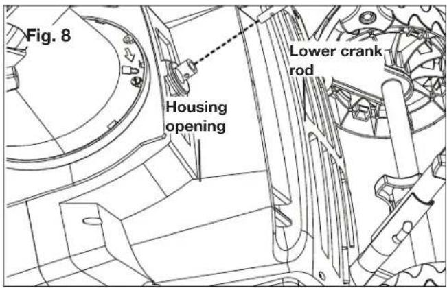 Snow Joe SJ618E - Chute Crank Assembly - 2