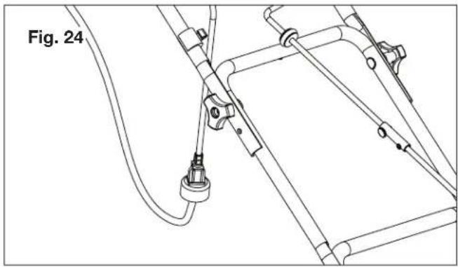 Snow Joe SJ618E - Securing the Extension Cord - 1
