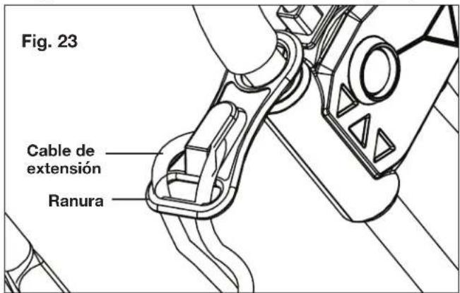 Snow Joe SJ618E - Aseguramiento del cable de extensión - 1