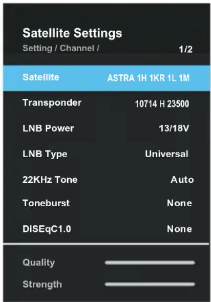 Blue 49BU800 - ※ When TV signals is Satellite. - 1