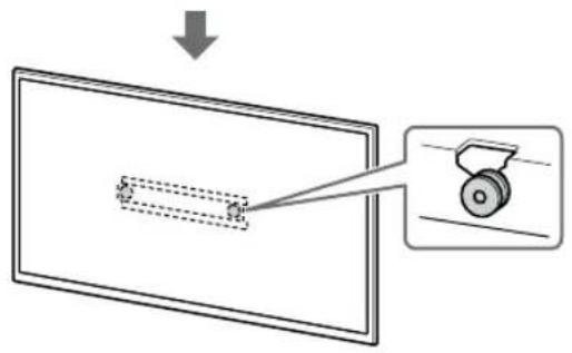 SONY KD-50X80L - Installeer de tv of lcd-monitor op de basissteun (20) Ⓐ of basissteunadapter Ⓘ. - 3