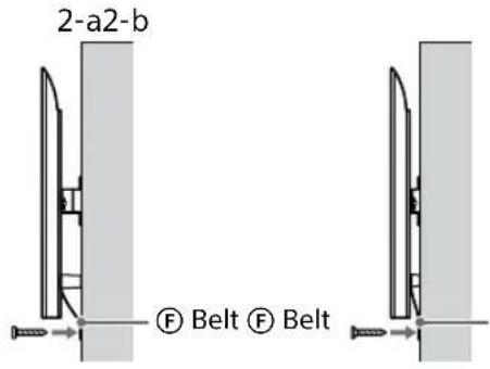 SONY KD-50X80L - Preventing the bottom of the TV or LCD Monitor from shifting. - 1