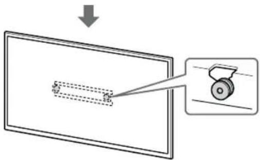 SONY KD-50X80L - Postavite TV ili LCD monitor na bazu (20) Ⓐ ili adapter za bazu Ⓘ. - 3