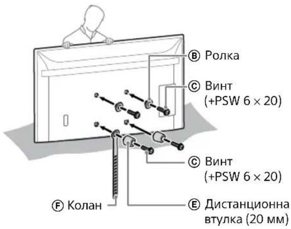 SONY KD-50X80L - 2-b: Прибран монтаж - 1