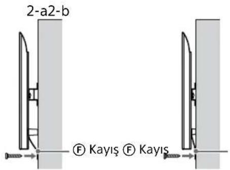 SONY KD-50X80L - Televizyonun veya LCD Monitörün altının kaymasını önleme. - 1