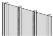SONY KD-50X80L - Sádrokartonová stěna s rámy z dřevěných hranolů - 1