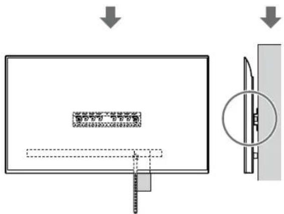 SONY KD-50X80L - Klargøring for installation - 2