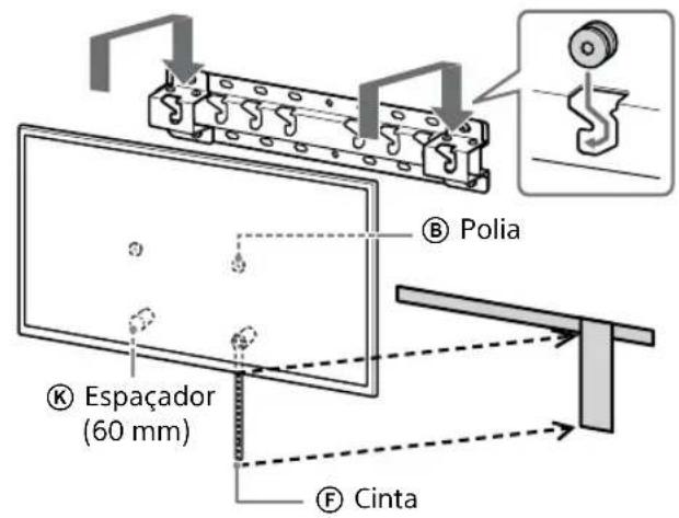 SONY KD-50X80L - Instale o Televisor ou Monitor LCD na Base (20) Ⓐ ou Adaptador de Base Ⓘ. - 2