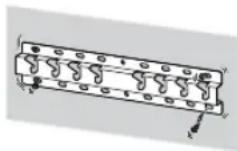 SONY KD-50X80L - Accertarsi di installare saldamente la staffa di montaggio a parete rispettando le istruzioni contenute in questo Manuale d'uso. - 1