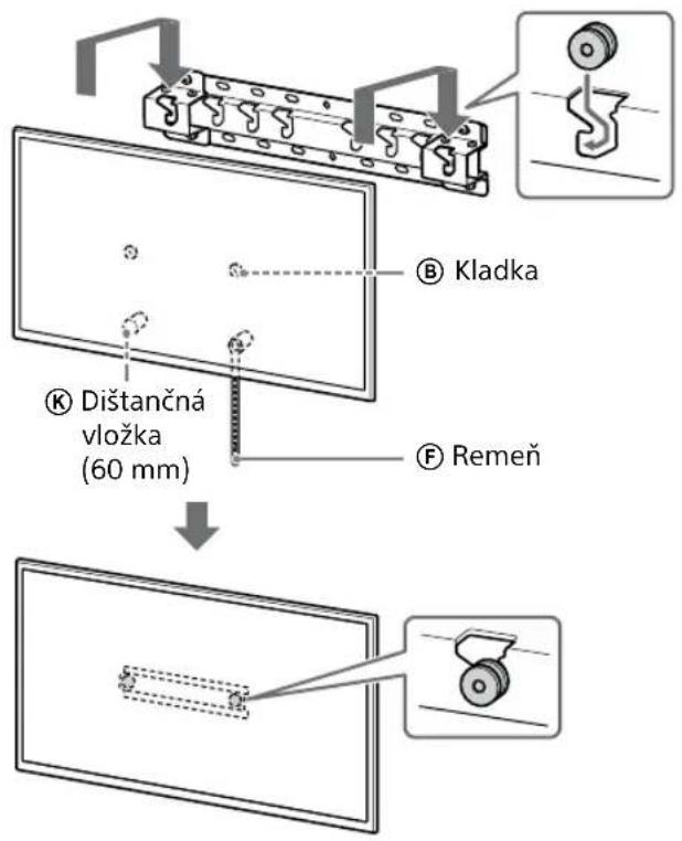 SONY KD-50X80L - Namontujte televízny prijímač alebo LCD monitor na podstavec (20) Ⓐ alebo adaptér podstavca Ⓘ. - 2