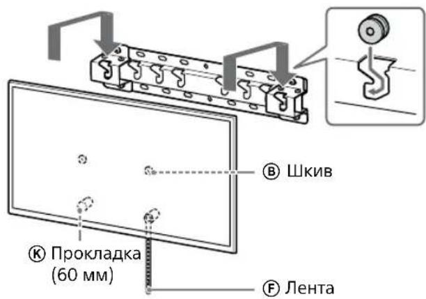SONY KD-50X80L - Установите телевизор или ЖК-Монитор на основание (20) Ⓐ или адаптер основания ①. - 2