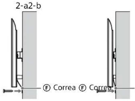 SONY KD-50X80L - Cómo evitar que la parte inferior del TV o monitor LCD se mueva. - 1