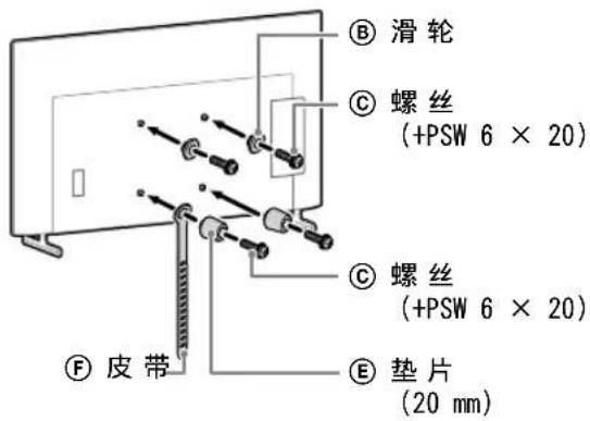 SONY KD-50X80L - 如果选择的是窄安装（2-b）： - 1