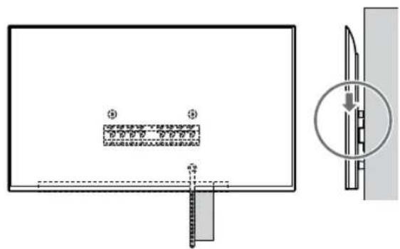 SONY KD-50X80L - 将电视机或 LCD 监视器安装至底座（20）④ 或底座转接器 ① 上。 - 6