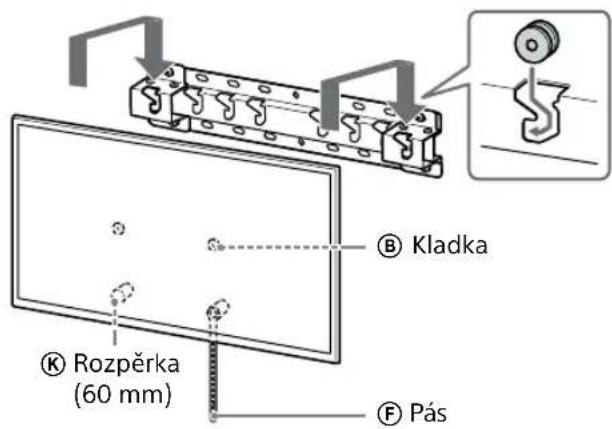 SONY KD-50X80L - Instalujte televizor nebo LCD monitor na základnu (20) Ⓐ nebo adaptér základny Ⓗ. - 2