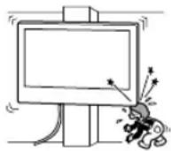 SONY KD-50X80L - Não instale o Suporte de parede em que os cantos ou os lados do Televisor ou Monitor LCD fiquem afastados da parede. - 1