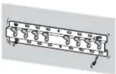 SONY KD-50X80L - Asegúrese de instalar el soporte de pared firmemente en la pared siguiendo las instrucciones de este manual de instrucciones. - 1