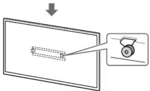 SONY KD-50X80L - Εγκαταστήστε την τηλεόραση ή την οθόνη LCD στη Βάση (20) Ⓐ ή στον Προσαρμογέα βάσης ①. - 7