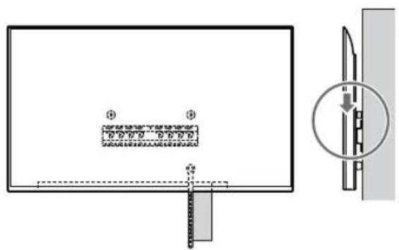 SONY KD-50X80L - Installer TV'et eller LCD-skærmen på basen (20) Ⓐ eller baseadapteren Ⓘ. - 4
