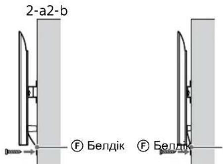 SONY KD-50X80L - Теледидардың немесе СКД монитордың төменгі бөлігінің жылжып кетуін болдырмау. - 1