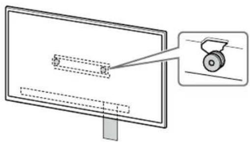 SONY KD-50X80L - Measurement for Wall-Mount Bracket installation on the wall - 4