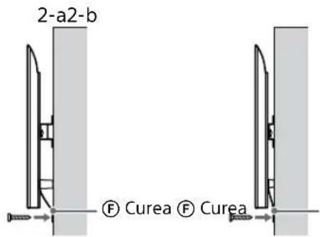 SONY KD-50X80L - Prevenirea alunecării părții de jos a televizorului sau monitorului LCD. - 1