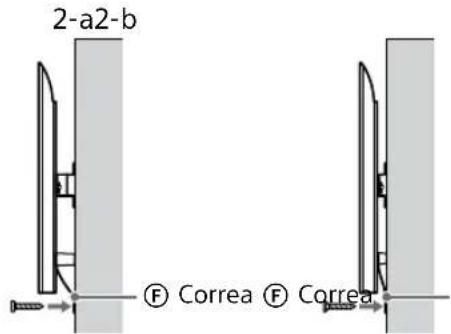 SONY KD-50X80L - Cómo evitar que la parte inferior del TV o monitor LCD se mueva. - 1