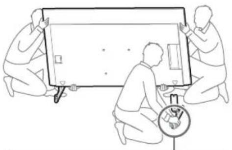 SONY KD-50X80L - Отсоедините настольную подставку от телевизора или ЖК-Монитора. - 3