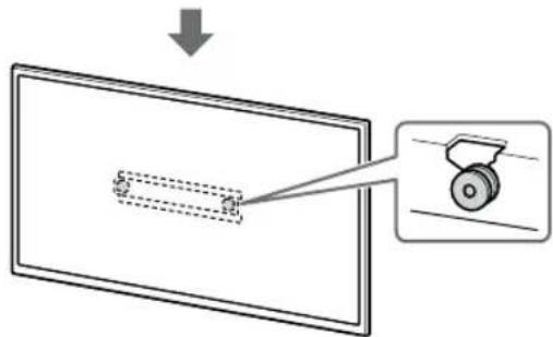SONY KD-50X80L - Installer TV'et eller LCD-skærmen på basen (20) Ⓐ eller baseadapteren Ⓘ. - 5