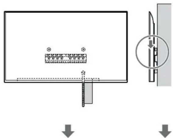 SONY KD-50X80L - Installez le téléviseur ou moniteur LCD sur la base (20) Ⓐ ou l'adaptateur de base Ⓘ. - 5