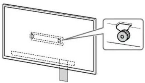 SONY KD-50X80L - Measurement for Wall-Mount Bracket installation on the wall - 6